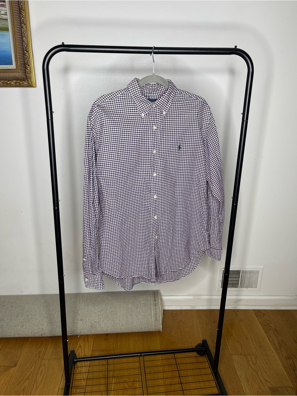 Polo by Ralph Lauren Purple Gingham Button-Down Shirt